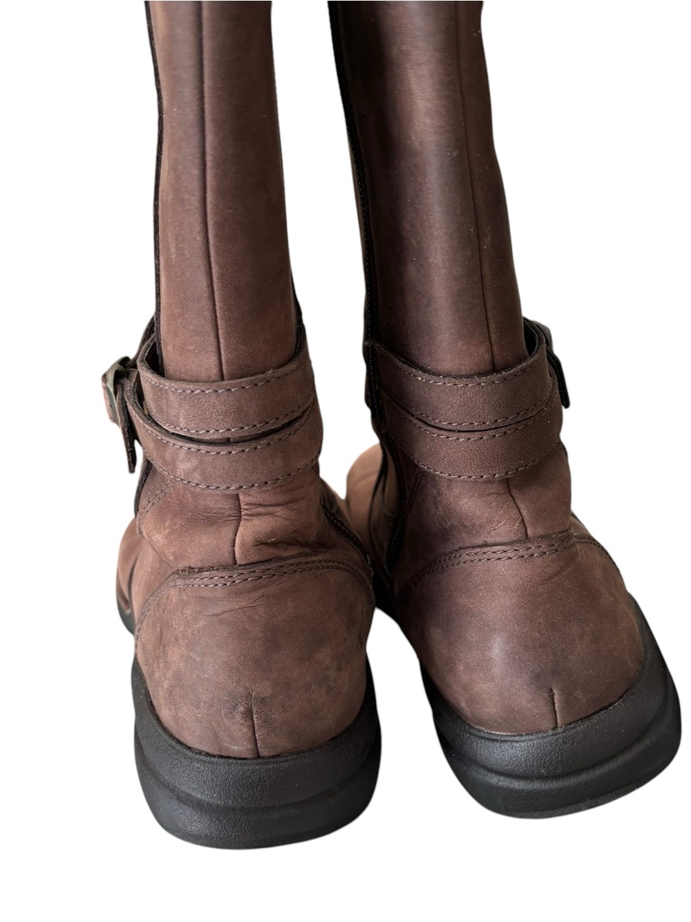 Merrell Brown Tetra Strap Tall Leather Riding Boots for Women 8 - Picture 4 of 10